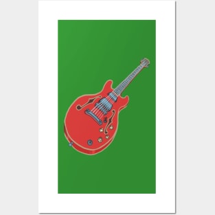 Electro-acoustic guitar Posters and Art